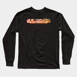 Amsterdam Skyline Long Sleeve T-Shirt